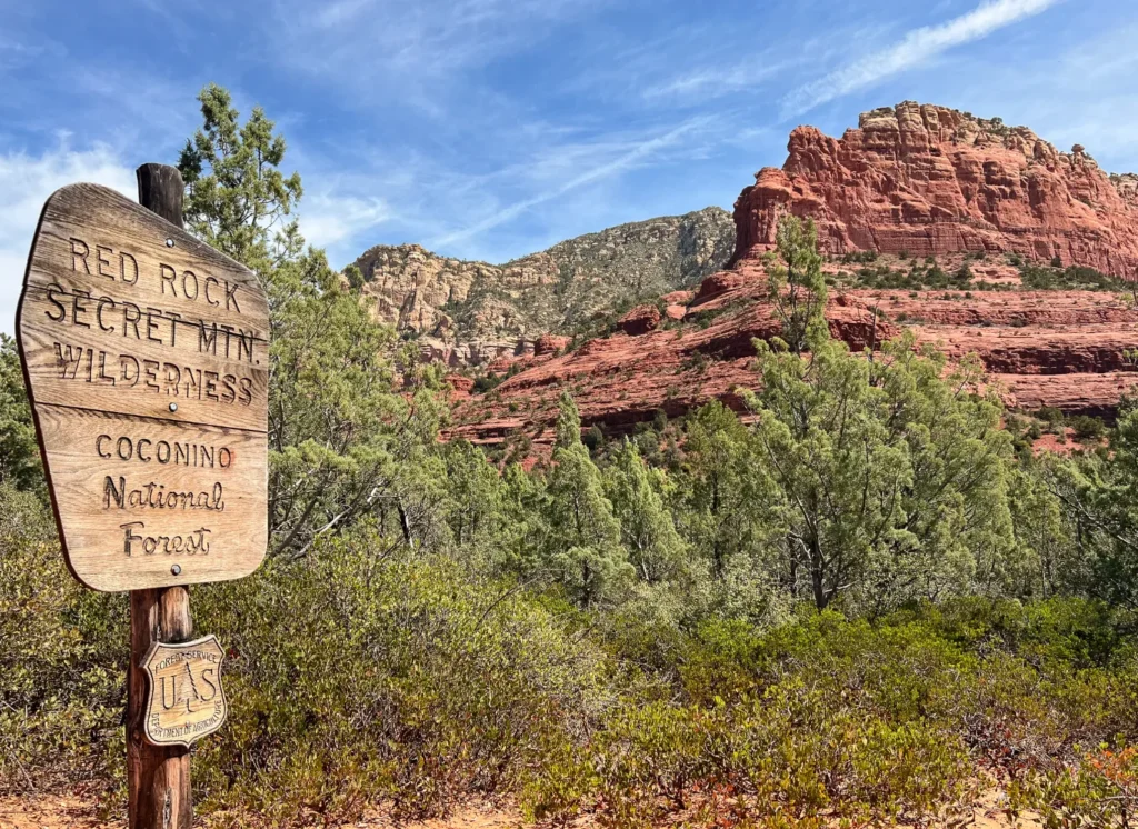 Red Rock Secret Mountain Wilderness near Sedona