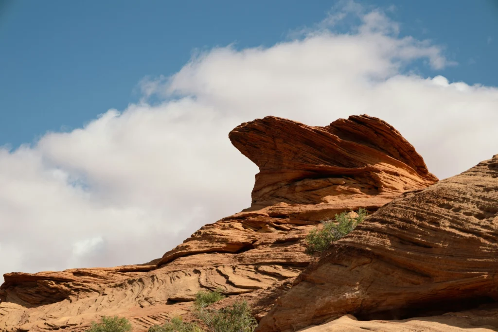 Slick rock section of a Sedona trail